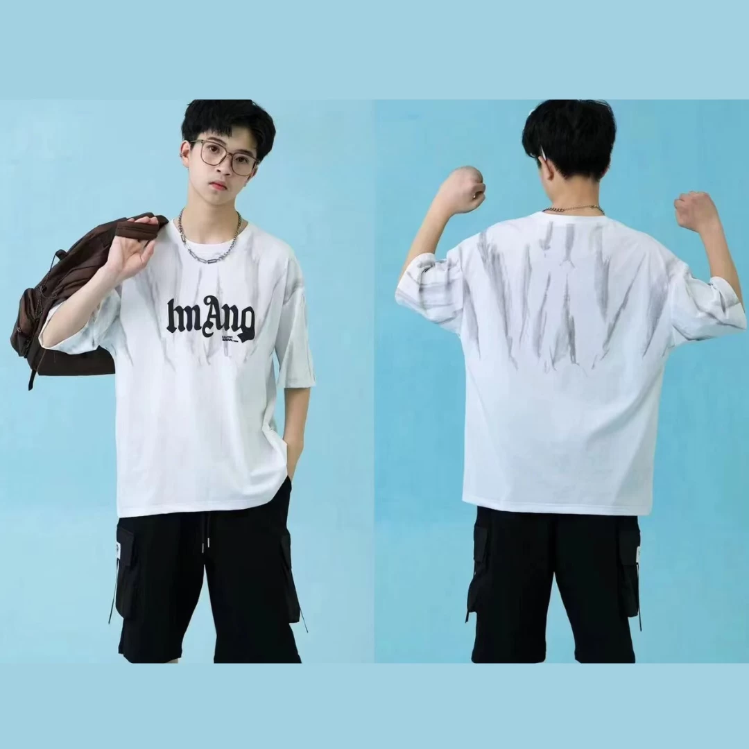 طقم ولادي أسود وأبيض