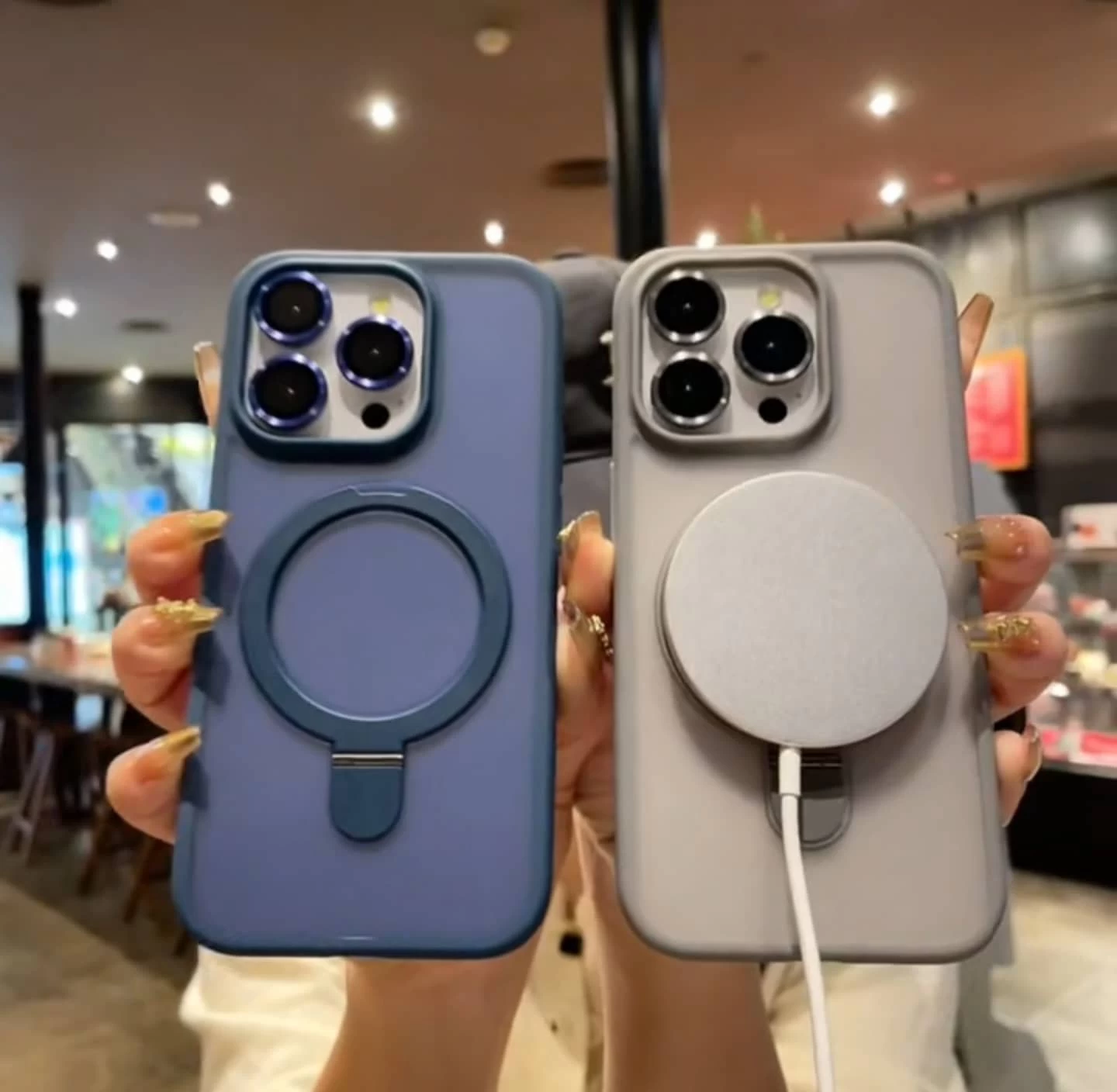 كفر حامي قابل للشحن المغناطيسي لهواتف Apple