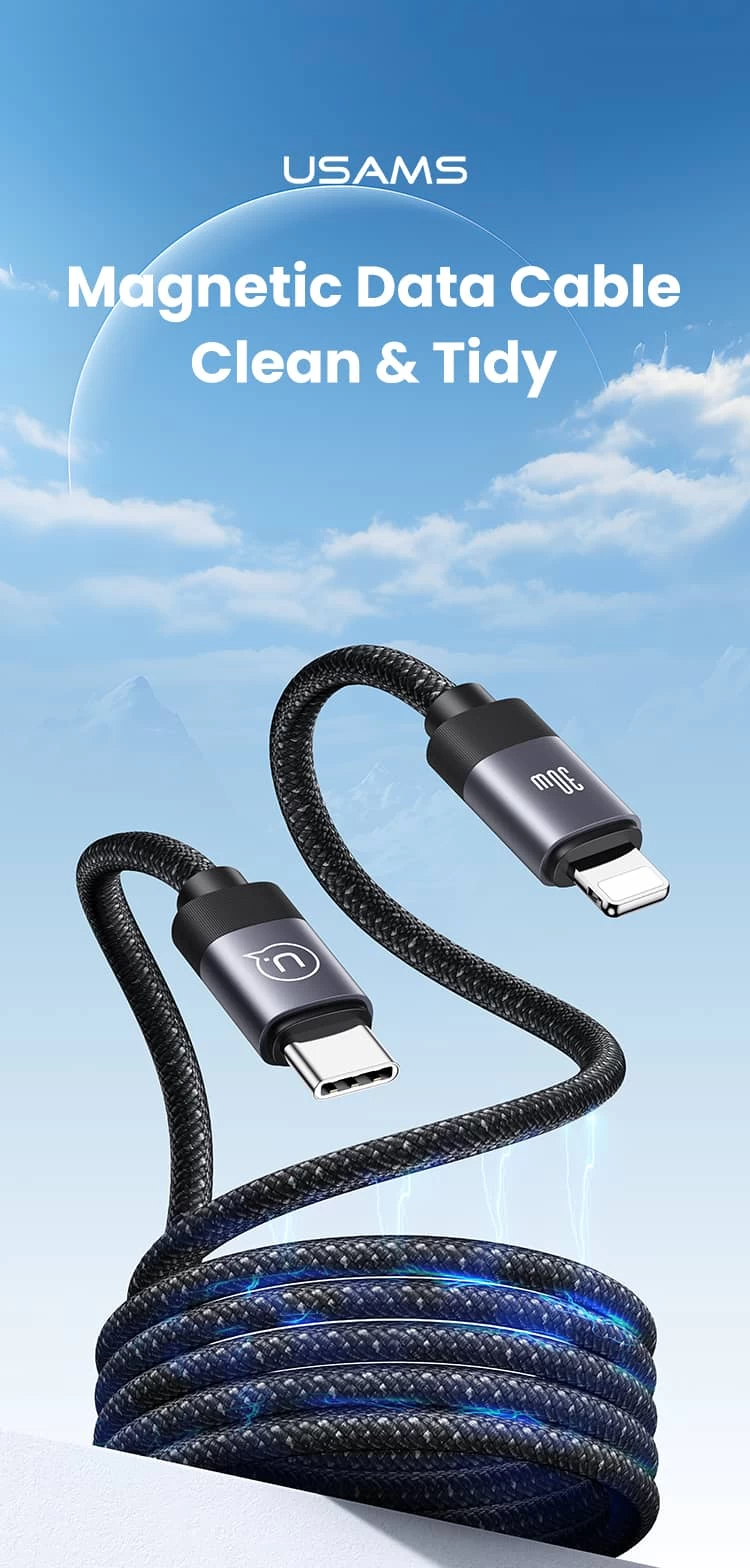 شاحن سريع سلكي للايفون 30w بمنفذ lightning