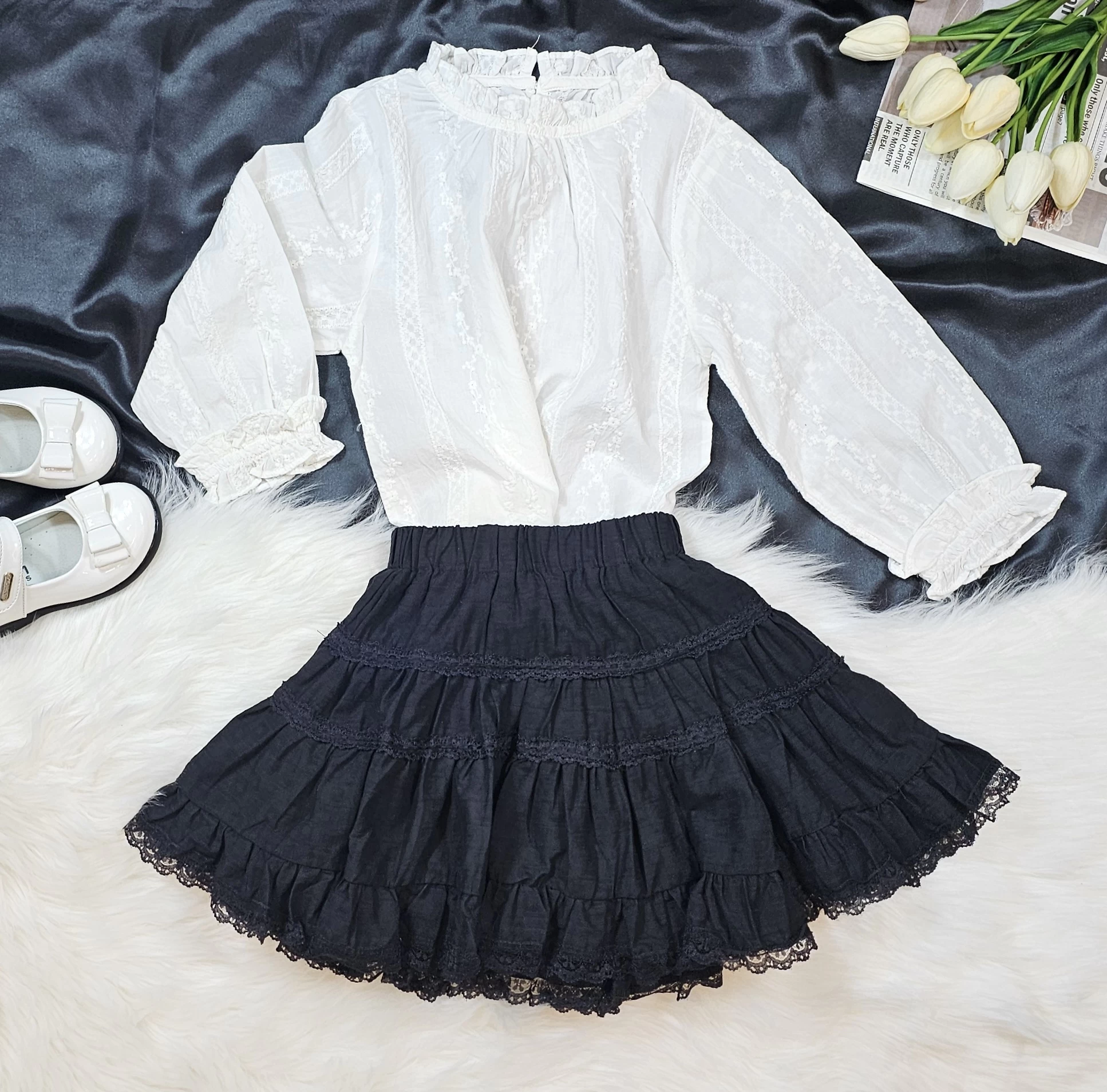 طقم بناتي حميل من قطعتين