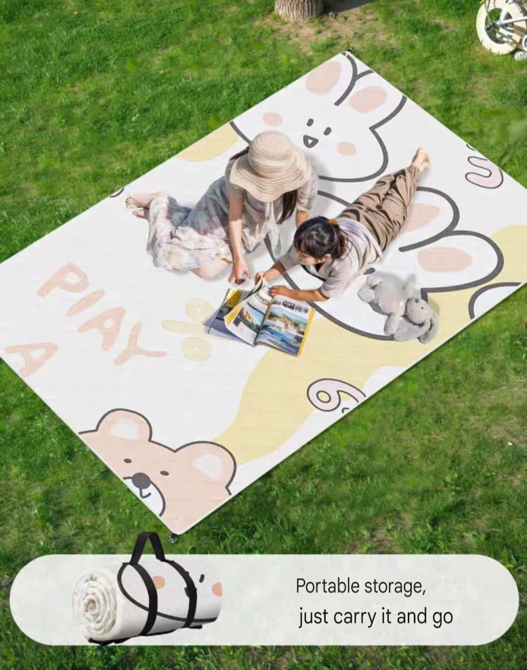 مفرش رحلات قابل للطي