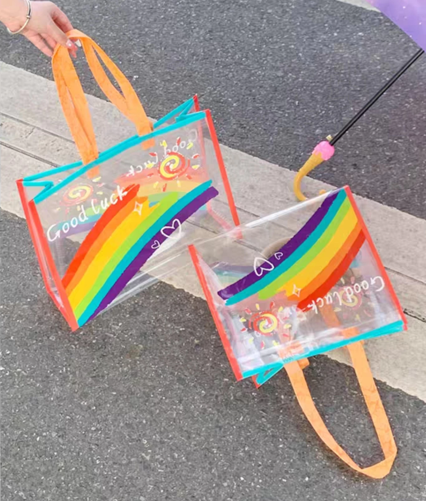 شنطة شفافه مقاومه للماء