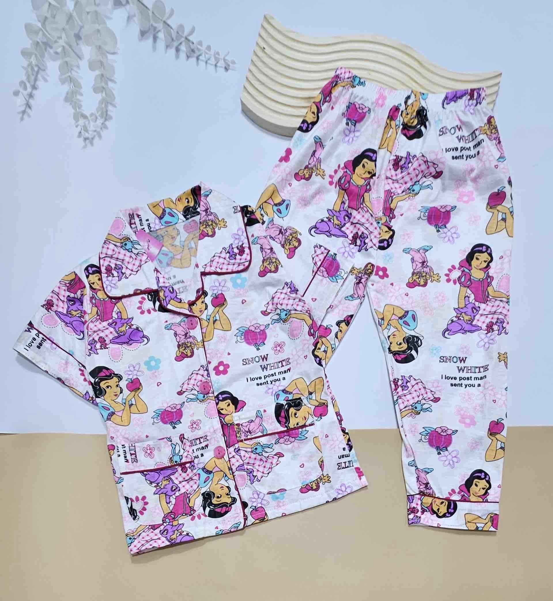 بيجاما بناتي برسوم كرتونيه