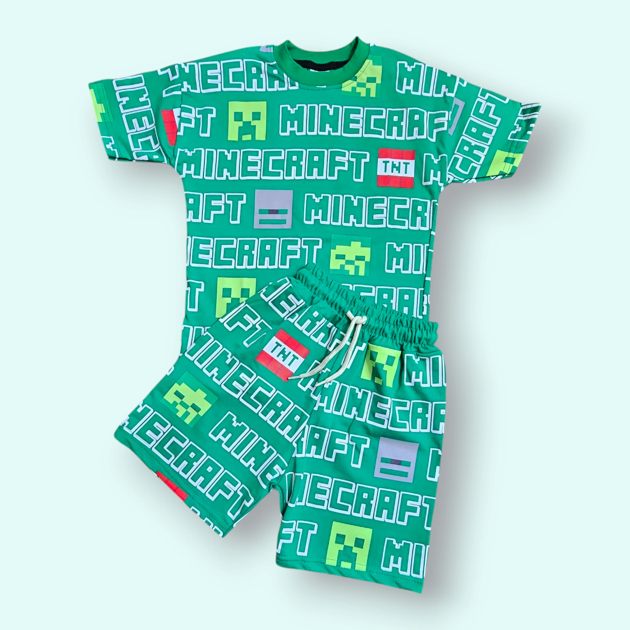 طقم ولادي صيفي من قطعتين