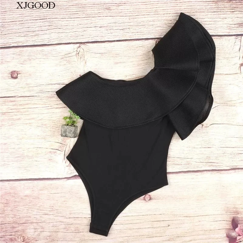 بودي اسود  بكتف واحد