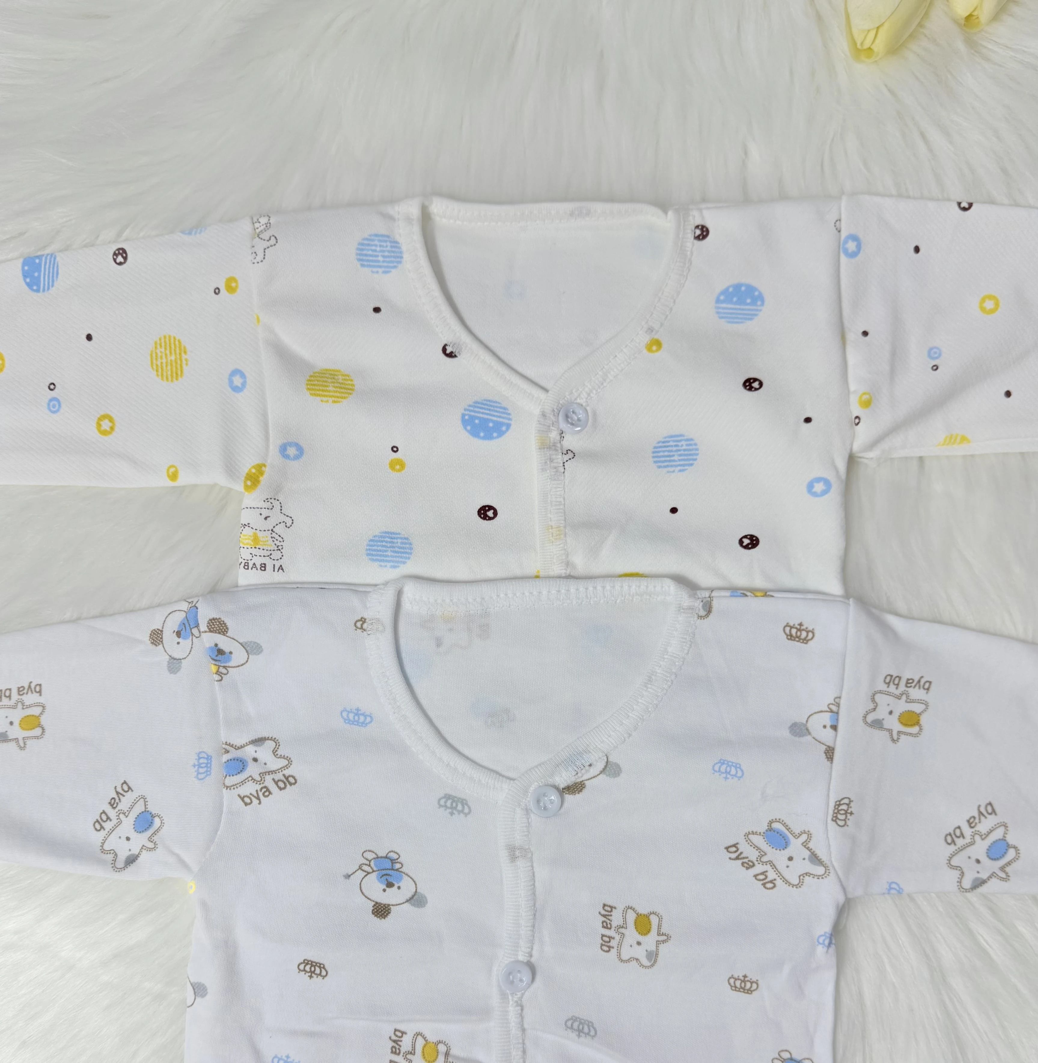 اطقم بجايم قطنية لحديثي الولادة