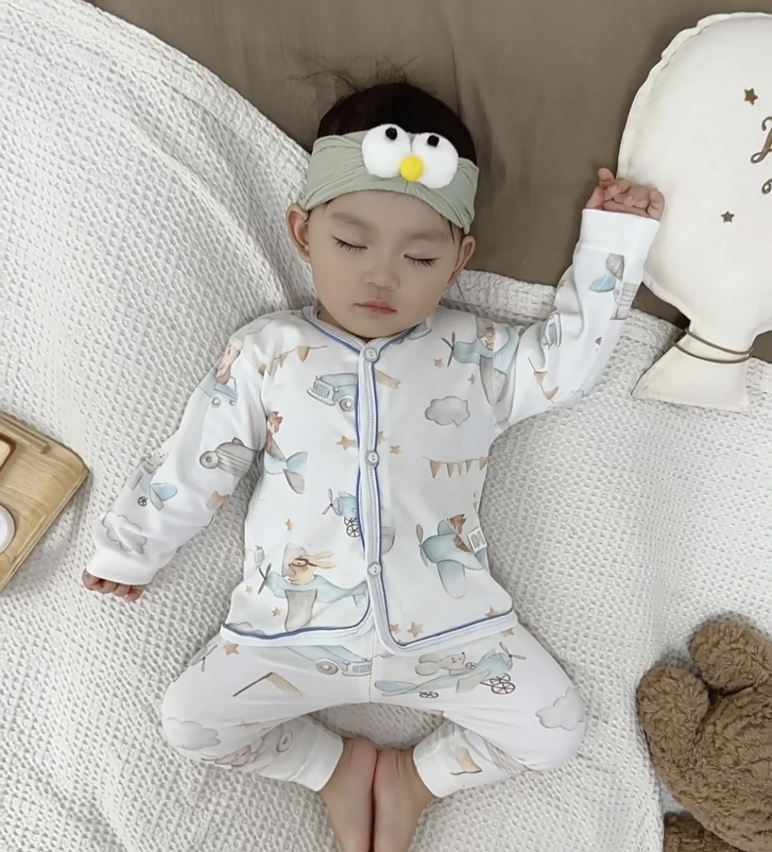 بيجامه مواليد قطنيه