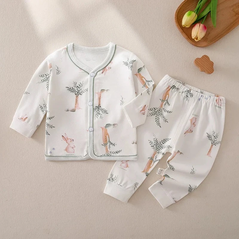 ملابس نوم للمواليد قطنية