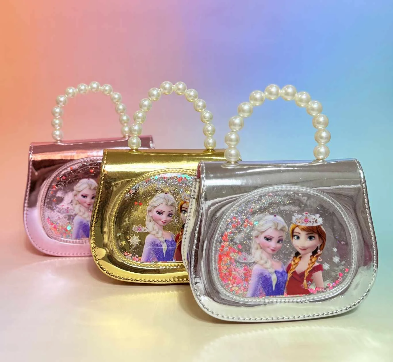 حقيبه فروزن بجلد لامع